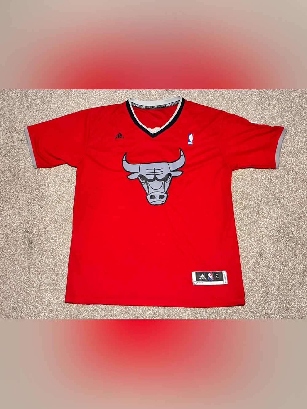 2013 Chicago Bulls Derrick Rose Christmas Day Adidas Jersey Men’s Large Length+2